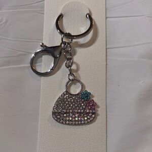 Silver Handbag Keychain/Bag Charm
